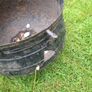 2 x antique irish cast iron cauldrons Image 3
