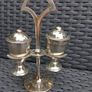 Vintage Salt/Pepper Shaker in Stand Image 5