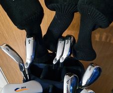 Golf Clubs - left handed with bag