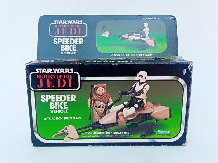 Vintage Stsr Wars Speeder Bike & Box