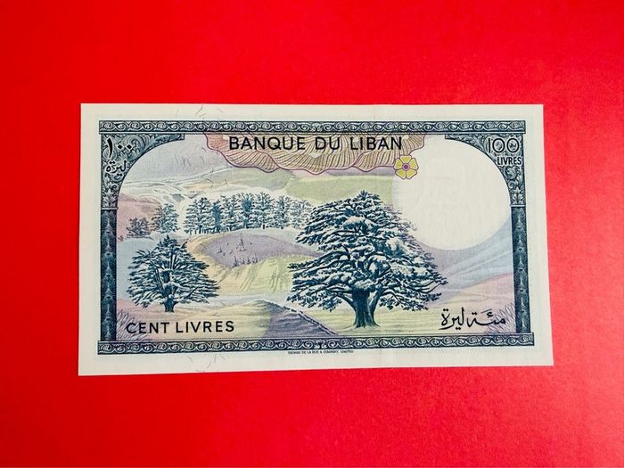 Lebanon  100  LIVRES  1988 Pick 66 ( Uncirculated )