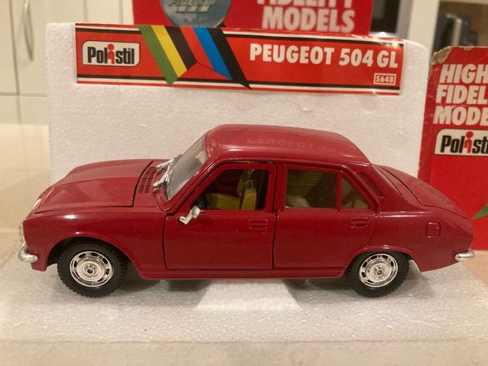 Peugeot 504 GL 1/25 Polistil extremely rare