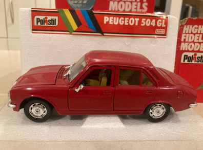 Peugeot 504 GL 1/25 Polistil extremely rare