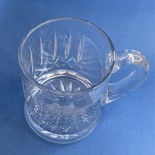 Edinburgh Crystal Rugby Etched Tankard