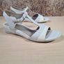womens ECCO Touch 25 T strap sandals open toe ankle strap grey leather  Size UK 6.5 - 7 EU 40 Image 7