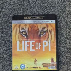 Life of Pi 4K blu ray