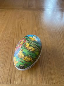 Vintage East German Made Paper Mache Egg