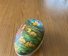 Vintage East German Made Paper Mache Egg