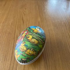 Vintage East German Made Paper Mache Egg