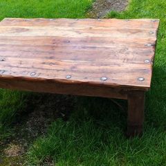 Coffee table, solid wood, very heavy