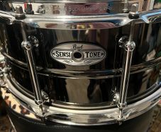 Pearl Sensitone black nickel on brass 14x6.5