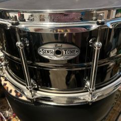 Pearl Sensitone black nickel on brass 14x6.5