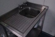 single bowl prep sink