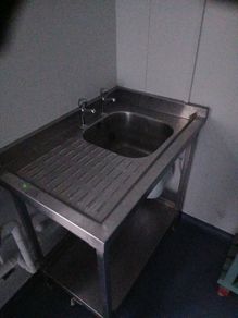 single bowl prep sink
