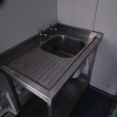 single bowl prep sink