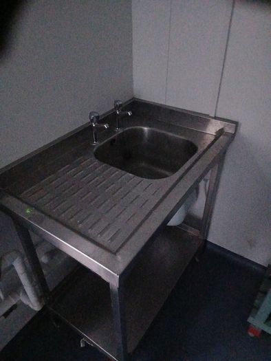 single bowl prep sink
