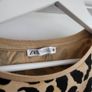 ZARA leopard print tee Sz S (Fit 8-10 UK) Image 3