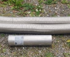 Stove pipe 125mm