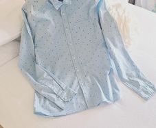 Blue Long Sleeve Shirt - Small