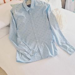 Blue Long Sleeve Shirt - Small