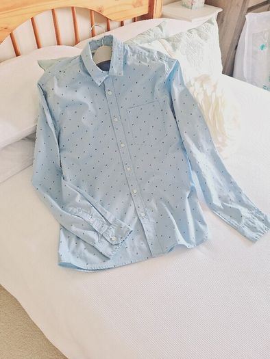 Blue Long Sleeve Shirt - Small