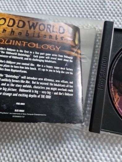Oddworld Abe s Oddysee PlayStation1 Ps1 PlayStation2 Ps2 Games Original
