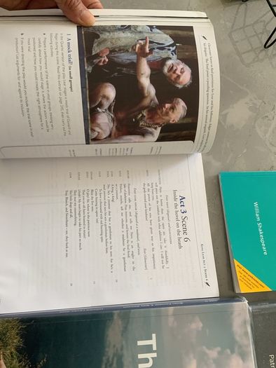 Leaving cert books for English, examination.