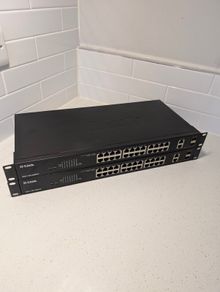 D-Link DGS-1100-26MPV2 26-Port Gigabit PoE+ Managed Switch 370W