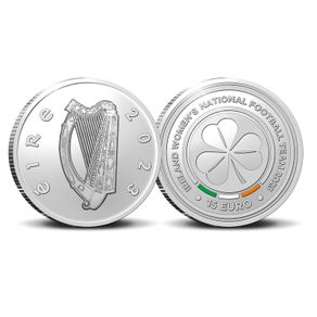 Ireland Womens Football Team Silver Proof Coin