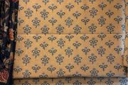 Roman Blind by blinds direct iLiv kochi turmeric fabric 97cm wide x 119cm drop