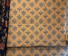 Roman Blind by blinds direct iLiv kochi turmeric fabric 97cm wide x 119cm drop