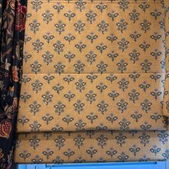 Roman Blind by blinds direct iLiv kochi turmeric fabric 97cm wide x 119cm drop