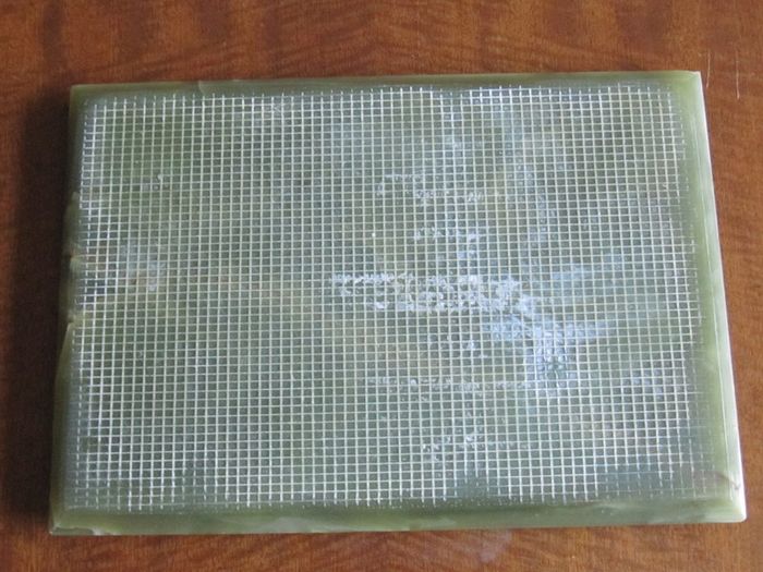 Unique Rare Brazilian Dark Green Onyx Plinth / Base