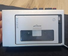 Sony TCM-111 Cassette-Corder  Silver/Metal 1979