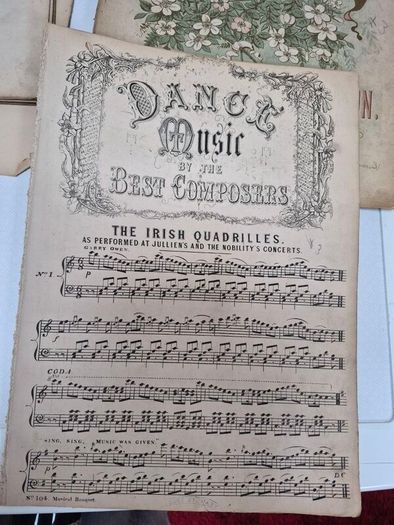 Victorian Music Sheet