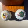 Hand -made tabletop lamp incorporating 4 golf balls Image 6