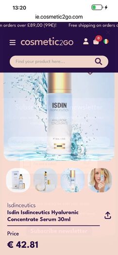 ISDIN ISDINCEUTICS Hyaluronic Concentrate 30ml