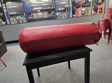 3 x red boxing punch bags