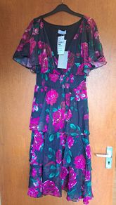 Quiz Floral Midi Dress ( New )