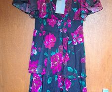 Quiz Floral Midi Dress ( New )