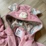 Girls Bunny Fleece suit Image 3