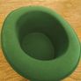 Irish St. Patrick's Day Sparkly Green Top Hat Image 2