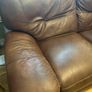 Fine leather recliner sofa Image 3
