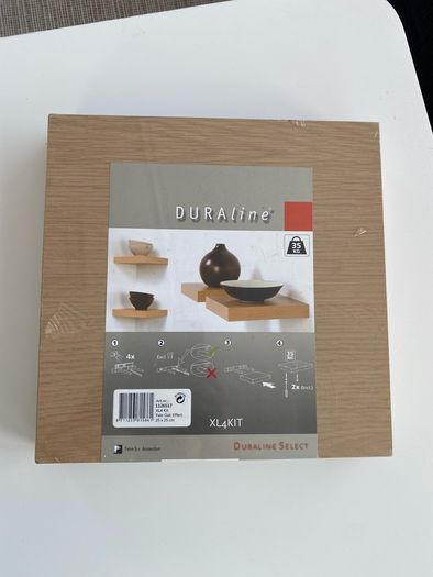 Duraline oak style floating shelves