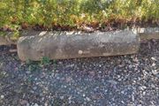 antique granite roller