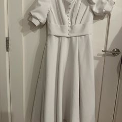 White dress for holy communion