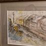 Framed Watercolour of A8 Class Loco train Image 4
