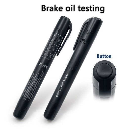 Brake Fluid Tester Pen LED Moisture Water Compact Tool Check Indicator Oil Test