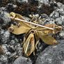 Antique Russian Art Nouveau Bee Brooch/Pendant Image 6