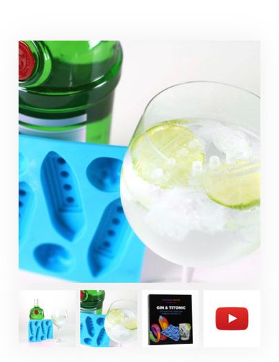 1000 "gin And Titonic" Ice Tray / Ice Cube Maker Job Lot